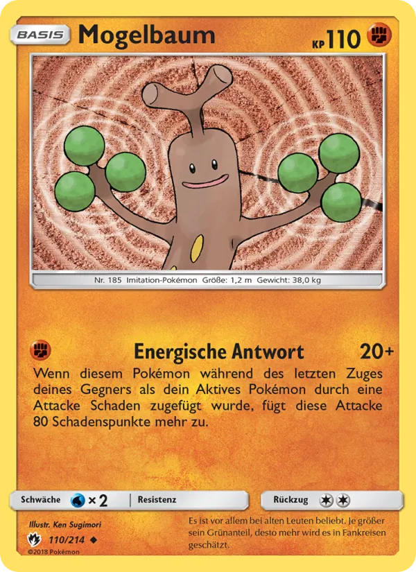 Karte Mogelbaum aus Echo des Donners, Nummer 110/214