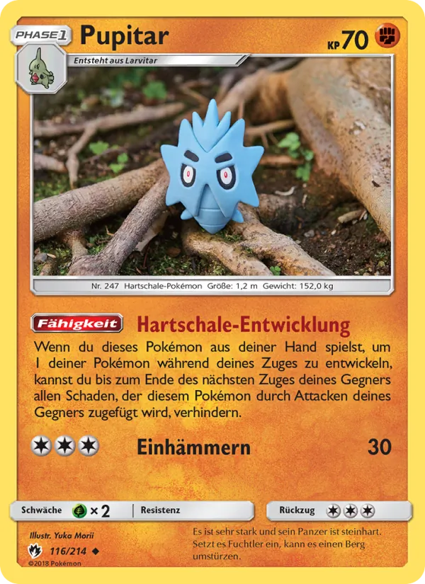 Karte Pupitar aus Echo des Donners, Nummer 116/214