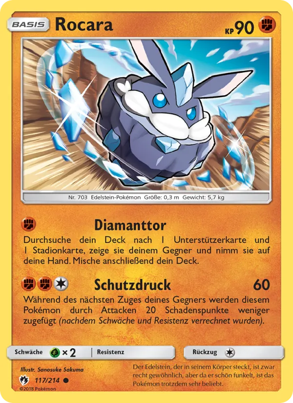 Karte Rocara aus Echo des Donners, Nummer 117/214