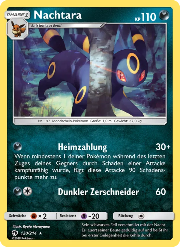 Karte Nachtara aus Echo des Donners, Nummer 120/214