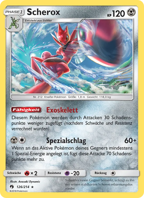 Karte Scherox aus Echo des Donners, Nummer 126/214
