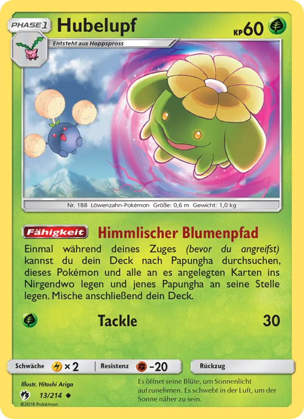 Karte Hubelupf aus Echo des Donners, Nummer 13/214