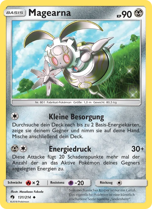 Karte Magearna aus Echo des Donners, Nummer 131/214