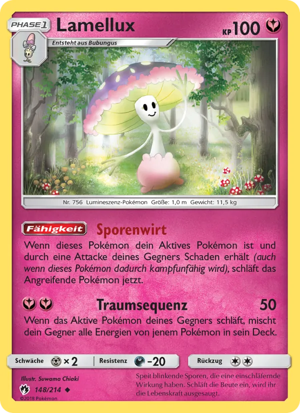 Karte Lamellux aus Echo des Donners, Nummer 148/214