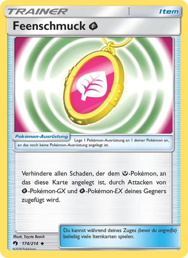 Karte Feenschmuck Grass aus Echo des Donners, Nummer 174/214