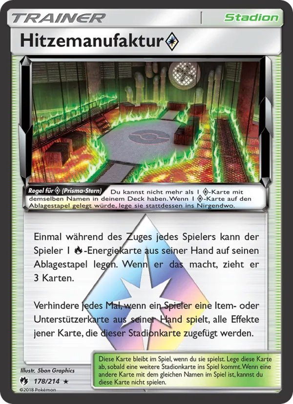 Karte Hitzemanufaktur ◇ aus Echo des Donners, Nummer 178/214
