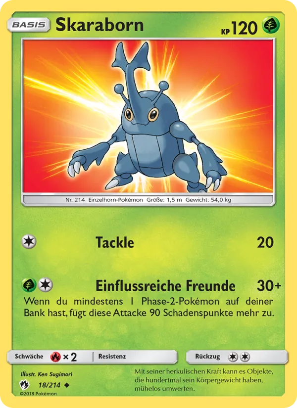 Karte Skaraborn aus Echo des Donners, Nummer 18/214