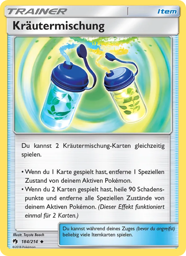 Karte Kräutermischung aus Echo des Donners, Nummer 184/214