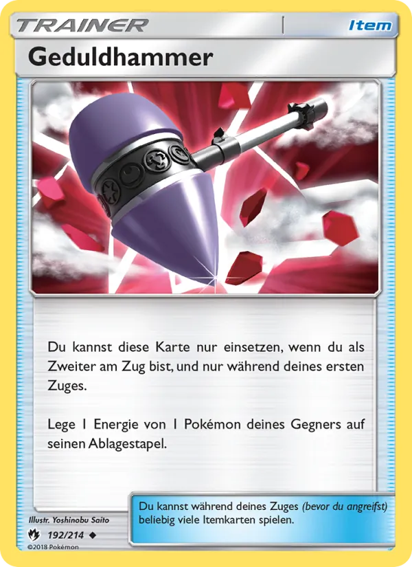 Karte Geduldhammer aus Echo des Donners, Nummer 192/214