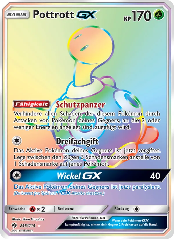 Karte Pottrott GX aus Echo des Donners, Nummer 215/214