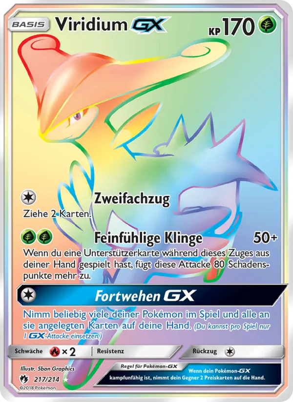 Karte Viridium GX aus Echo des Donners, Nummer 217/214
