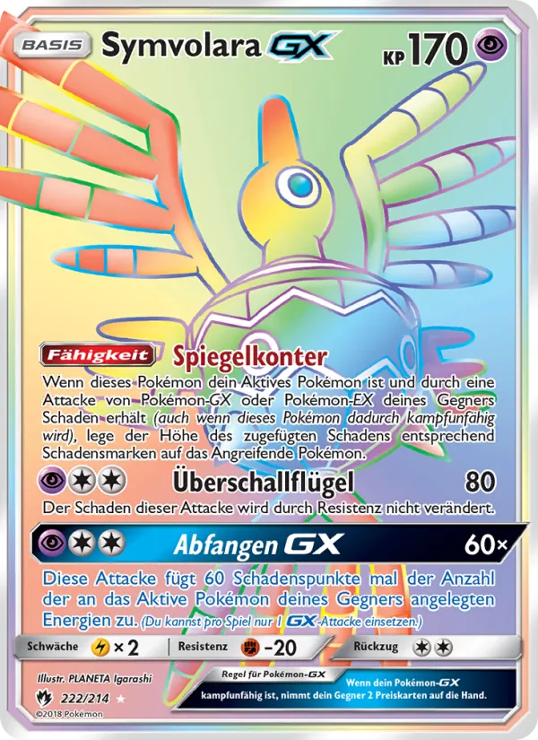 Karte Symvolara GX aus Echo des Donners, Nummer 222/214