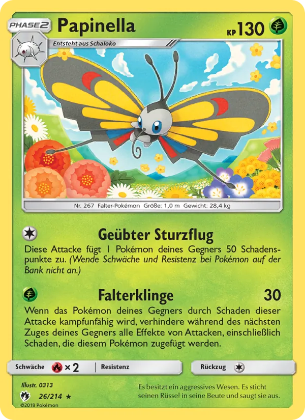 Karte Papinella aus Echo des Donners, Nummer 26/214
