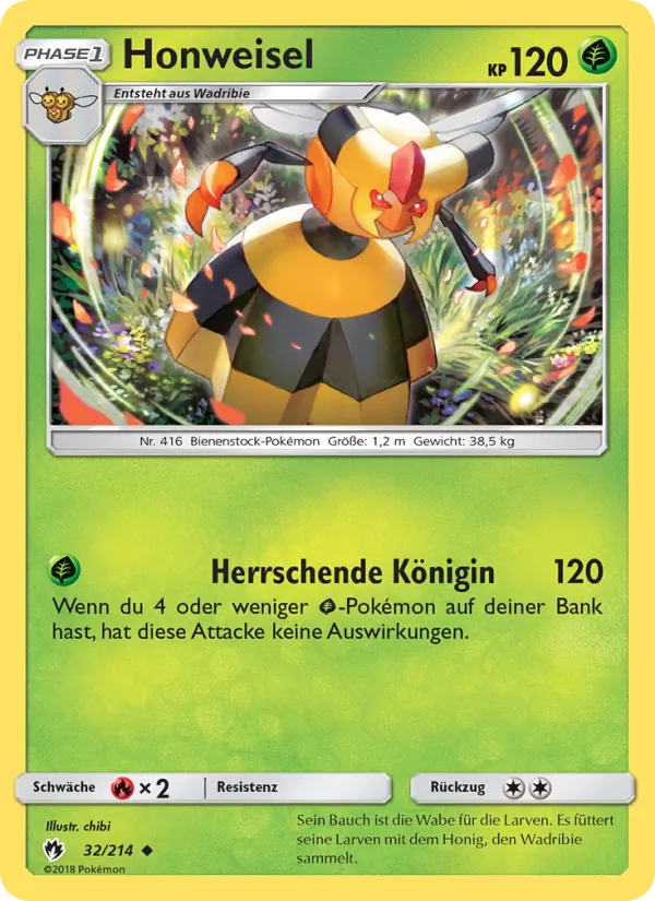 Karte Honweisel aus Echo des Donners, Nummer 32/214