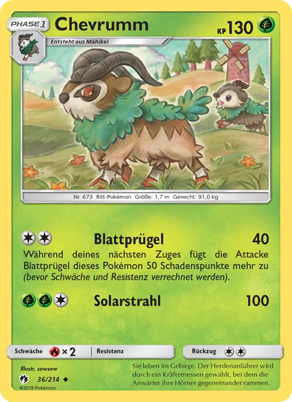 Karte Chevrumm aus Echo des Donners, Nummer 36/214