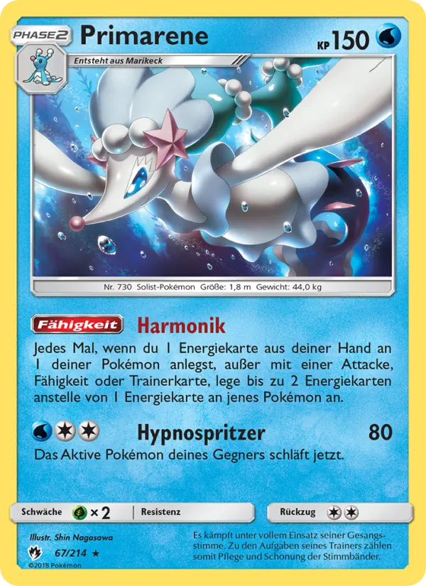 Karte Primarene aus Echo des Donners, Nummer 67/214