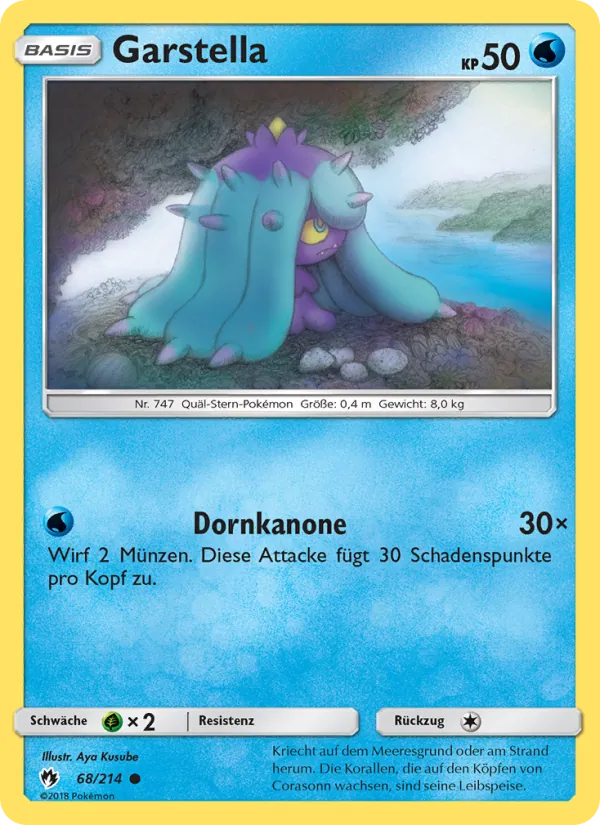 Karte Garstella aus Echo des Donners, Nummer 68/214