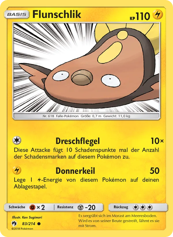 Karte Flunschlik aus Echo des Donners, Nummer 83/214