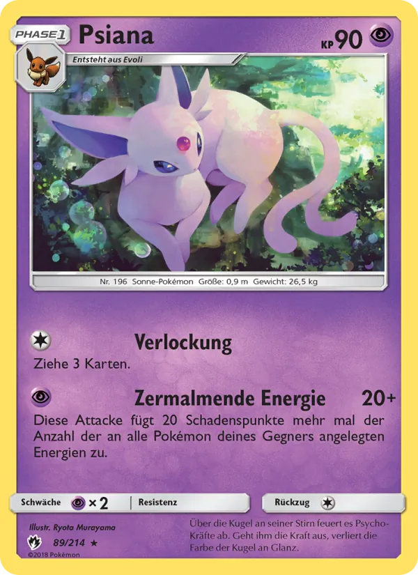 Karte Psiana aus Echo des Donners, Nummer 89/214