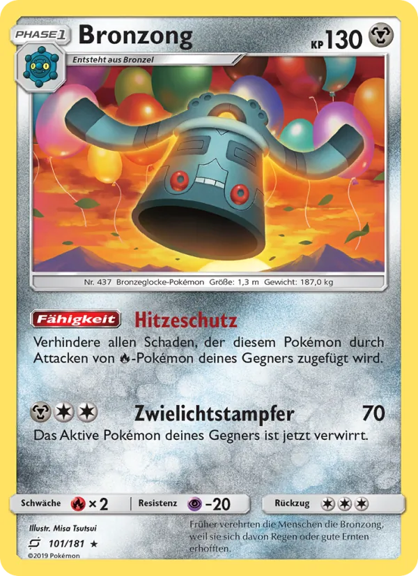 Karte Bronzong aus Teams Sind Trumpf, Nummer 101/181