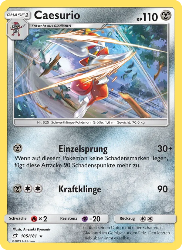Karte Caesurio aus Teams Sind Trumpf, Nummer 105/181