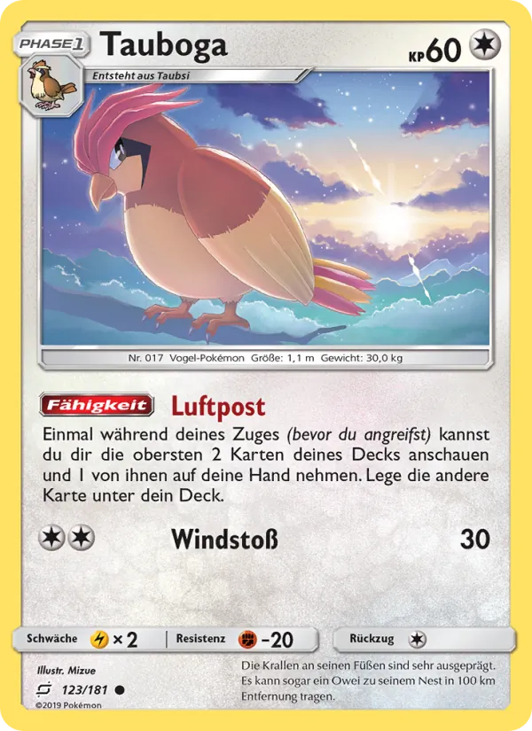 Karte Tauboga aus Teams Sind Trumpf, Nummer 123/181