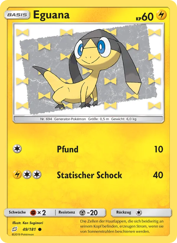 Karte Eguana aus Teams Sind Trumpf, Nummer 49/181