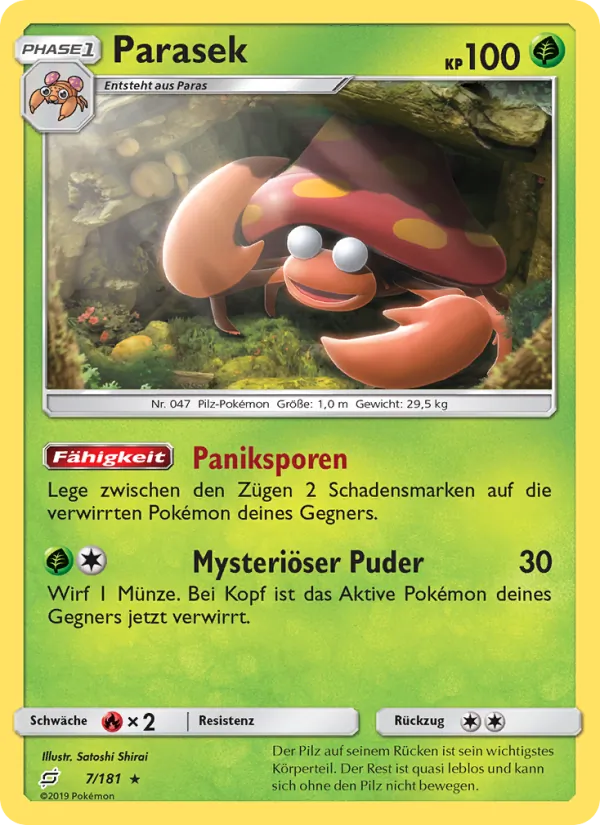 Karte Parasek aus Teams Sind Trumpf, Nummer 7/181