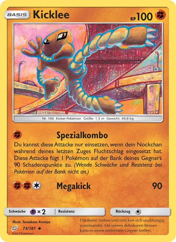 Karte Kicklee aus Teams Sind Trumpf, Nummer 73/181