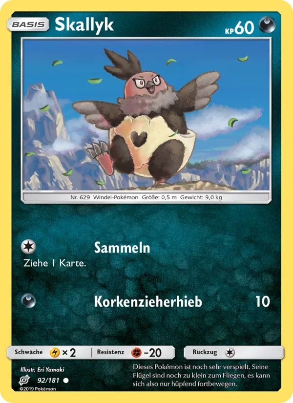 Karte Skallyk aus Teams Sind Trumpf, Nummer 92/181