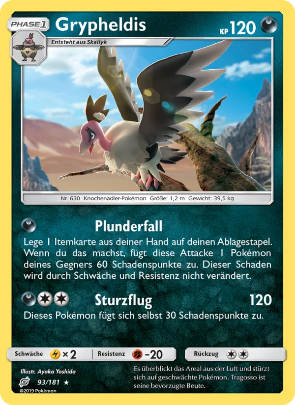 Karte Grypheldis aus Teams Sind Trumpf, Nummer 93/181