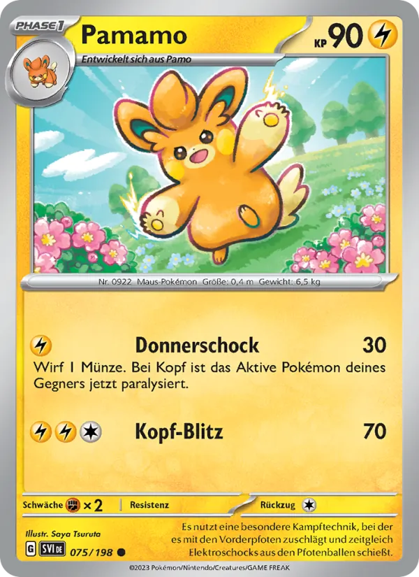 Karte Pamamo aus Karmesin & Purpur, Nummer 075/198
