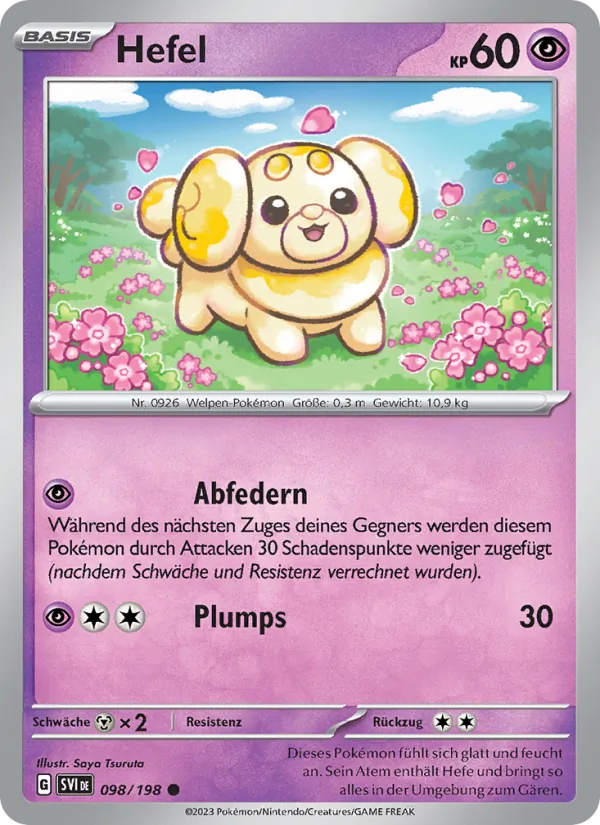 Karte Hefel aus Karmesin & Purpur, Nummer 098/198