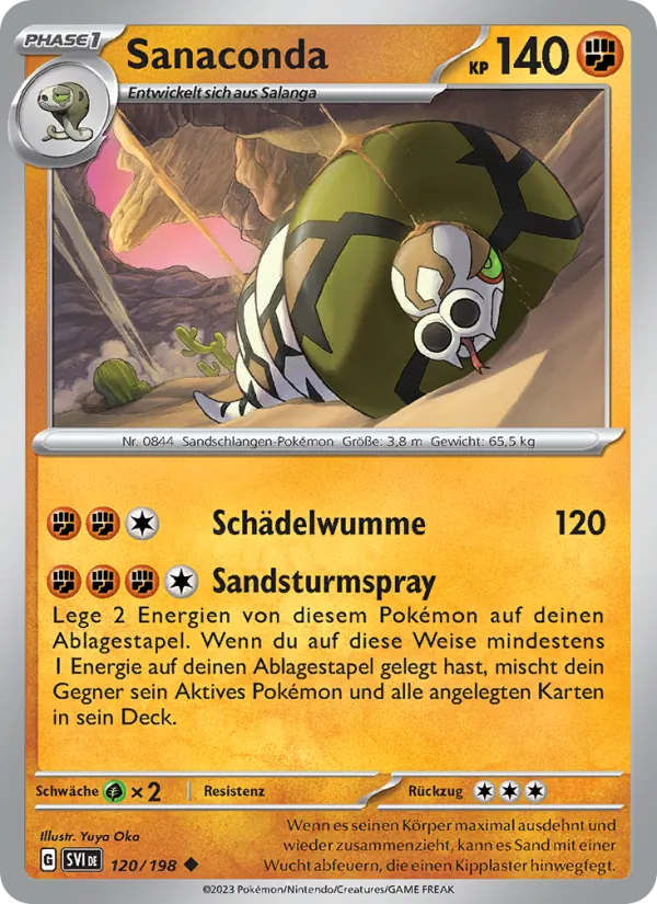 Karte Sanaconda aus Karmesin & Purpur, Nummer 120/198