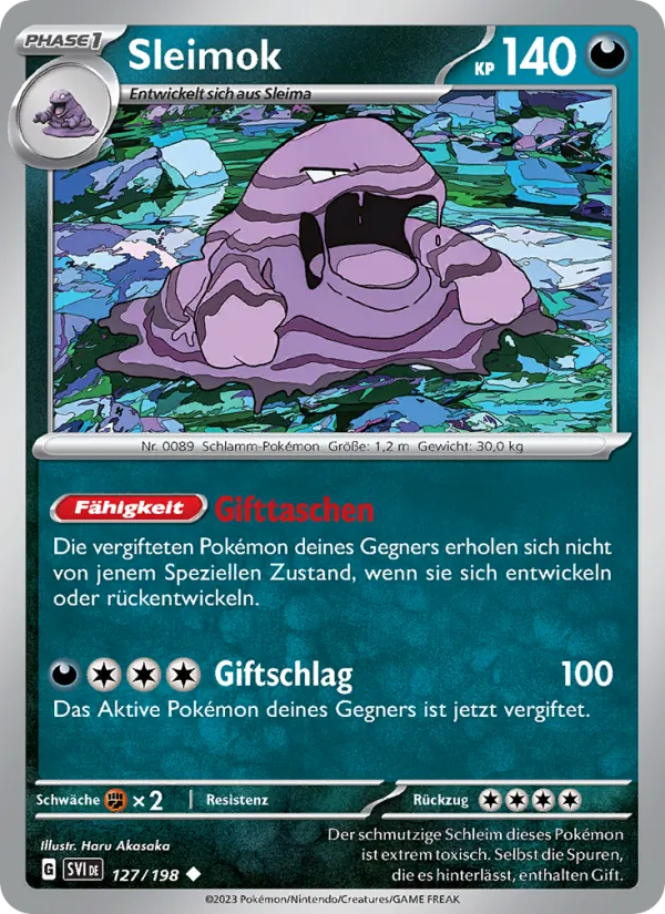 Karte Sleimok aus Karmesin & Purpur, Nummer 127/198
