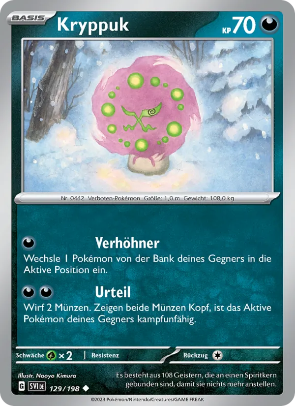 Karte Kryppuk aus Karmesin & Purpur, Nummer 129/198