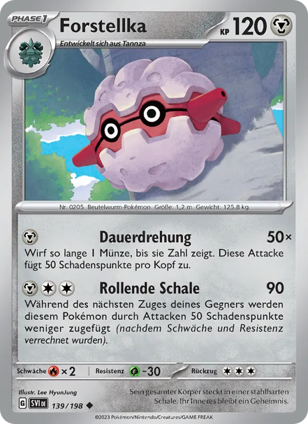 Karte Forstellka aus Karmesin & Purpur, Nummer 139/198