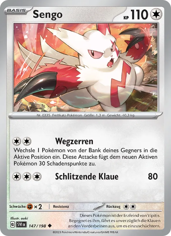 Karte Sengo aus Karmesin & Purpur, Nummer 147/198