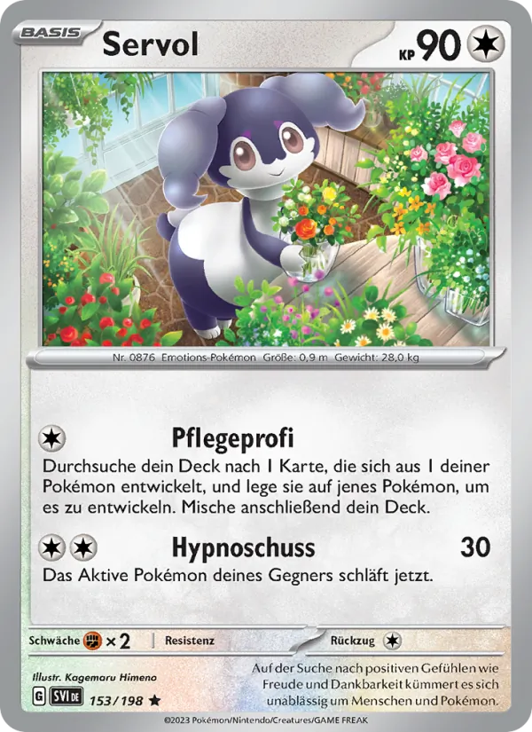 Karte Servol aus Karmesin & Purpur, Nummer 153/198