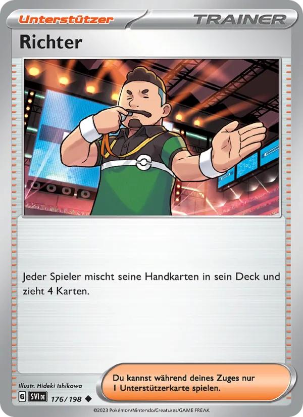 Karte Richter aus Karmesin & Purpur, Nummer 176/198