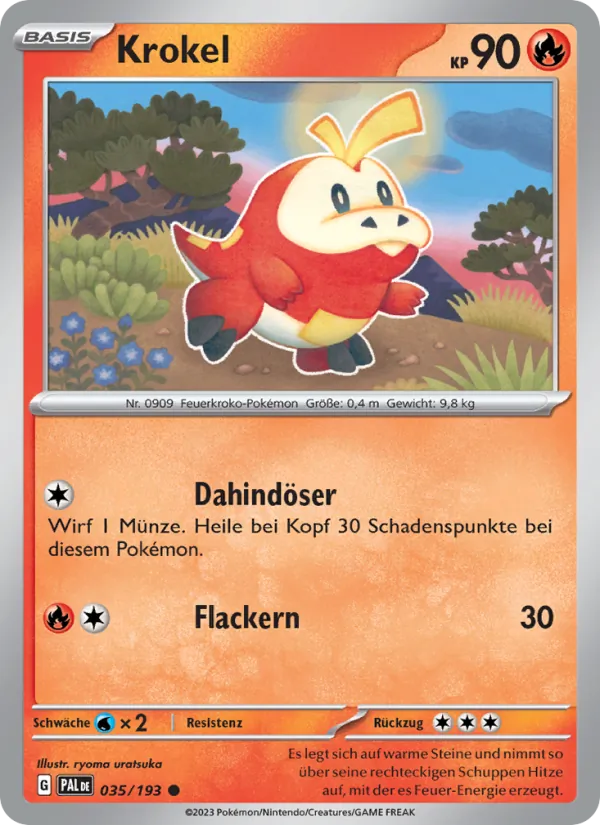 Karte Krokel aus Entwicklungen in Paldea, Nummer 035/193