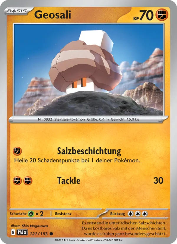 Karte Geosali aus Entwicklungen in Paldea, Nummer 121/193