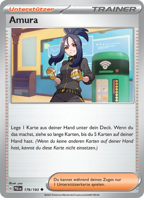 Karte Amura aus Entwicklungen in Paldea, Nummer 179/193
