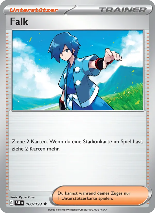 Karte Falk aus Entwicklungen in Paldea, Nummer 180/193
