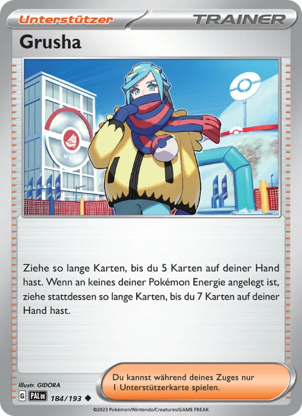 Karte Grusha aus Entwicklungen in Paldea, Nummer 184/193