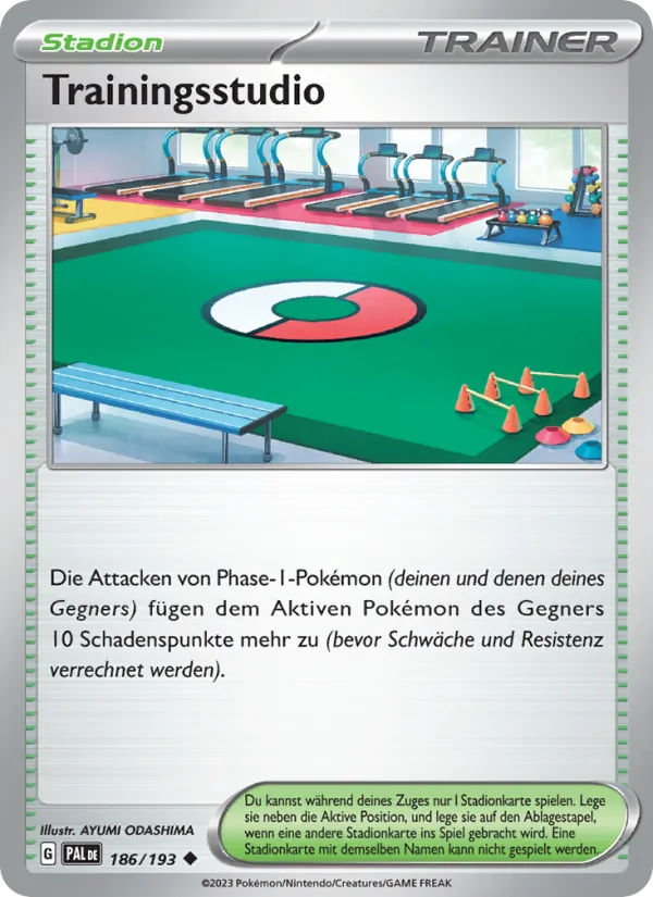 Karte Trainingsstudio aus Entwicklungen in Paldea, Nummer 186/193