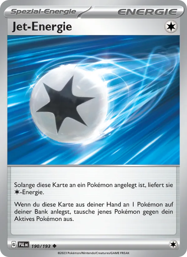 Karte Jet-Energie aus Entwicklungen in Paldea, Nummer 190/193