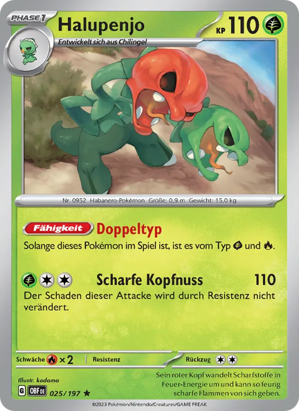 Karte Halupenjo aus Obsidian Flammen, Nummer 025/197
