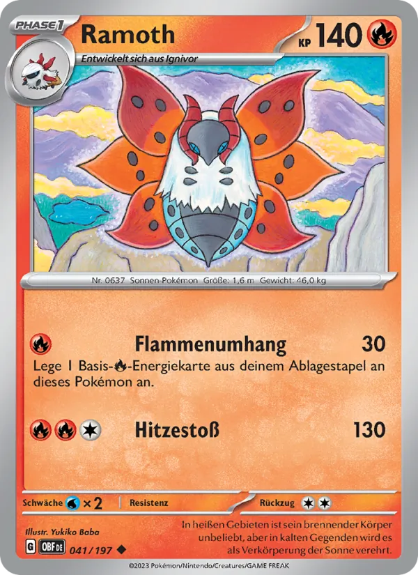 Karte Ramoth aus Obsidian Flammen, Nummer 041/197