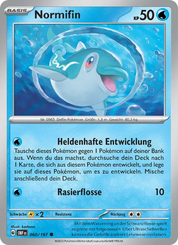 Karte Normifin aus Obsidian Flammen, Nummer 060/197